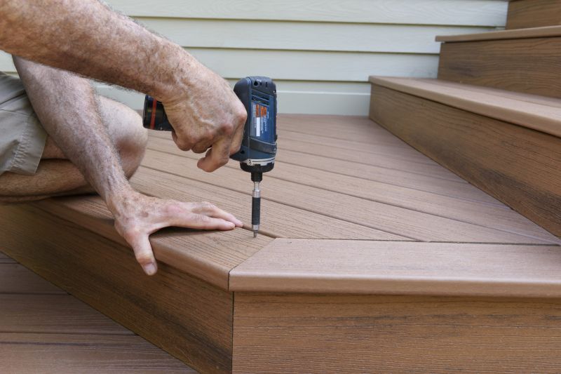 Deck Steps Repair in Conroe, TX