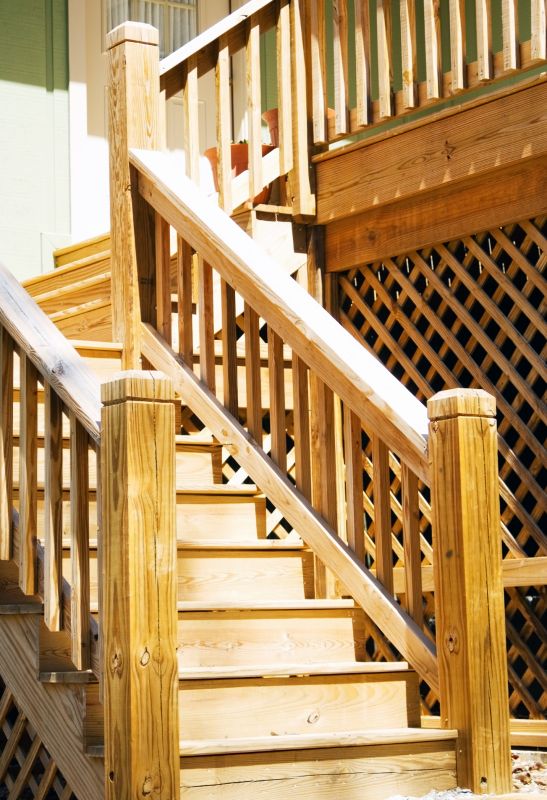 Wood Stair Railing Repair in Conroe, TX