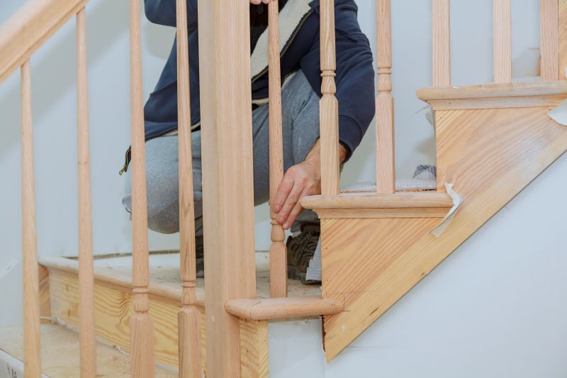 Oak Stairs Installation in Kansas City, KS